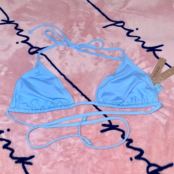 SKIMS Light Blue Bikini Top - Picture 3 of 5